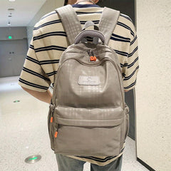 Plaid Backpack Large Capacity Casual Business Travel Backpack