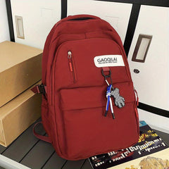 Nylon School Laptop Backpack for 39-62 cm Computer
