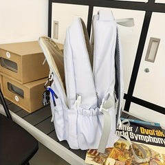 Nylon School Laptop Backpack for 39-62 cm Computer