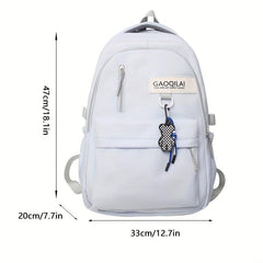 Nylon School Laptop Backpack for 39-62 cm Computer