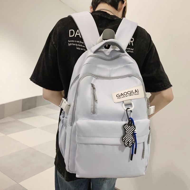 Nylon School Laptop Backpack for 39-62 cm Computer