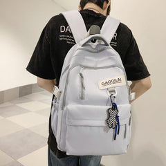 Nylon School Laptop Backpack for 39-62 cm Computer