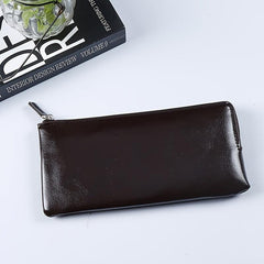 Men's & Women's Fashionable Business Wallet RFID Blocking PU Leather Long Wallet