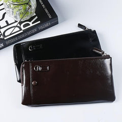 Men's & Women's Fashionable Business Wallet RFID Blocking PU Leather Long Wallet