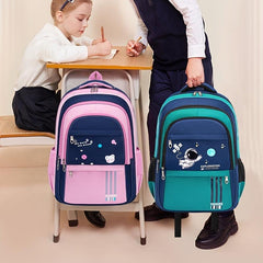 Student Casual Cartoon Waterproof Oxford Backpack