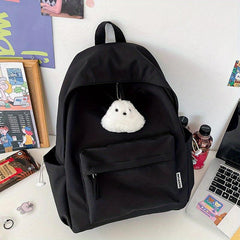 Casual Canvas Backpack School Bag Travel Bag