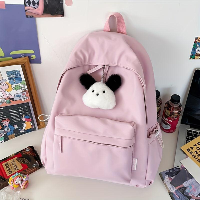 Casual Canvas Backpack School Bag Travel Bag