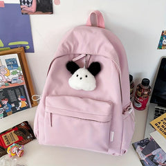 Casual Canvas Backpack School Bag Travel Bag