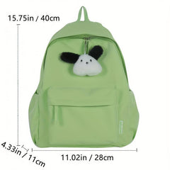 Casual Canvas Backpack School Bag Travel Bag