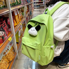 Casual Canvas Backpack School Bag Travel Bag