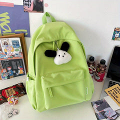 Casual Canvas Backpack School Bag Travel Bag