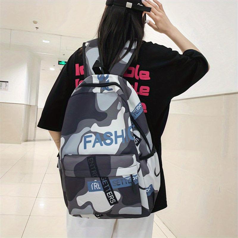 Camouflage Casual Large Capacity Backpack