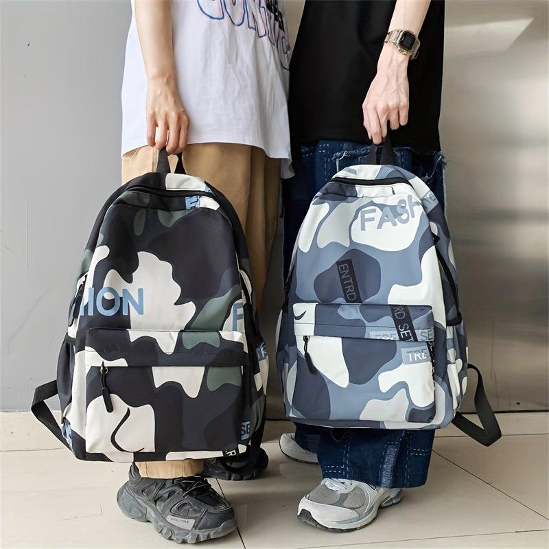 Camouflage Casual Large Capacity Backpack