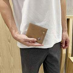 Men's Short Coin Purse Clutch Card Holder