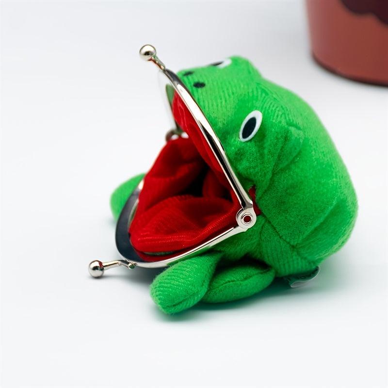 Funny Cartoon Frog Coin Purse Anime Ring