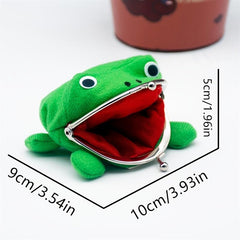 Funny Cartoon Frog Coin Purse Anime Ring