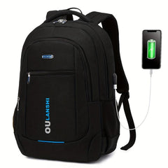 Large Capacity Backpack with USB Charging Port