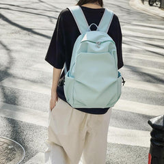 Ruched Backpack Casual School Bag Travel Bag