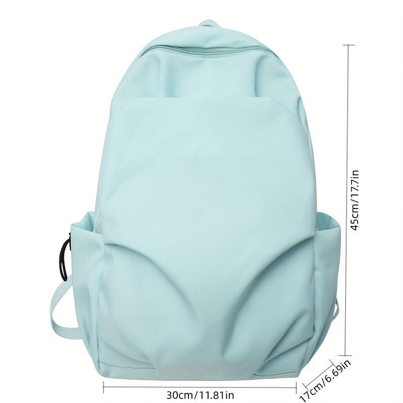 Ruched Backpack Casual School Bag Travel Bag