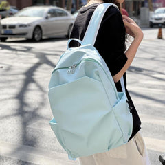 Ruched Backpack Casual School Bag Travel Bag