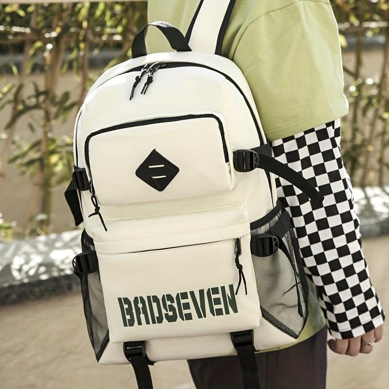 Stylish Casual Backpack High capacity Waterproof Nylon Fabric