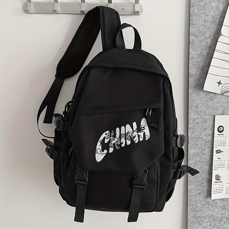 Waterproof Backpack Large Capacity Schoolbag Casual Travel Bag