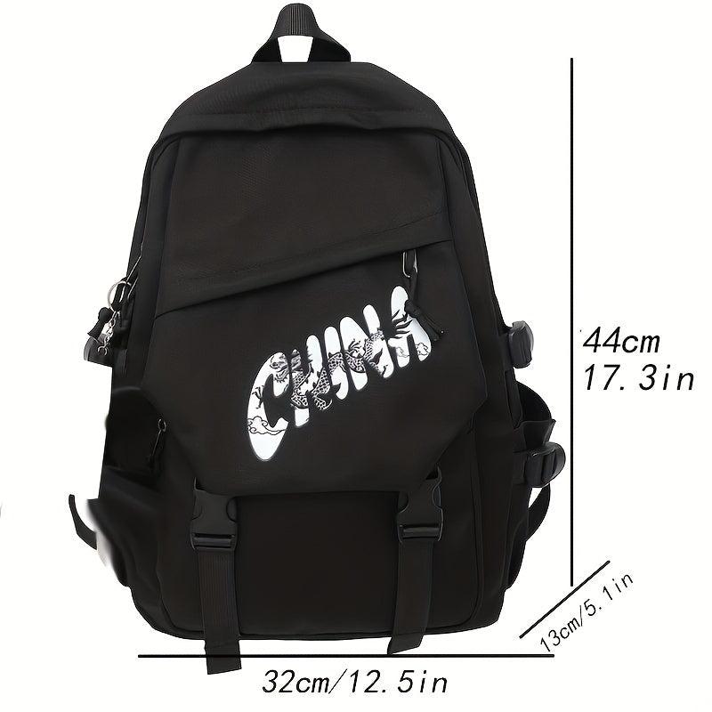 Waterproof Backpack Large Capacity Schoolbag Casual Travel Bag