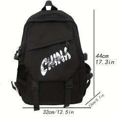 Waterproof Backpack Large Capacity Schoolbag Casual Travel Bag