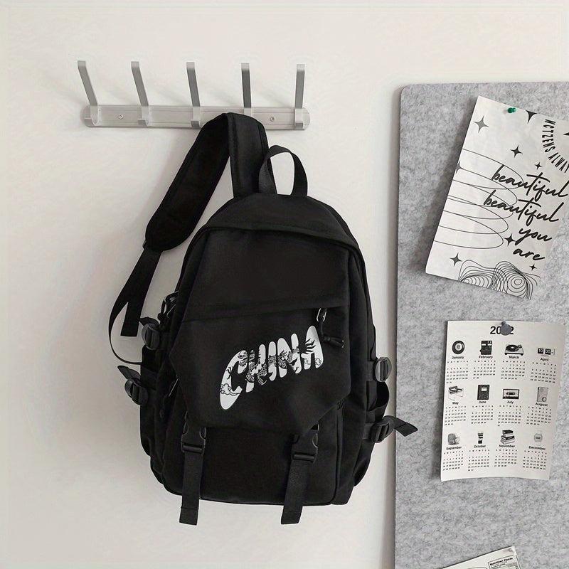 Waterproof Backpack Large Capacity Schoolbag Casual Travel Bag
