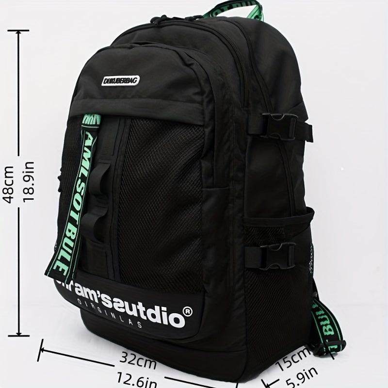 Large Capacity Nylon High School Students Backpack