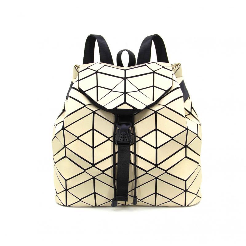Geometric Argyle Pattern Backpack Drawstring Bag Travel Backpack