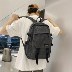 Male College Student Backpack Durable Waterproof All-match Computer Bag