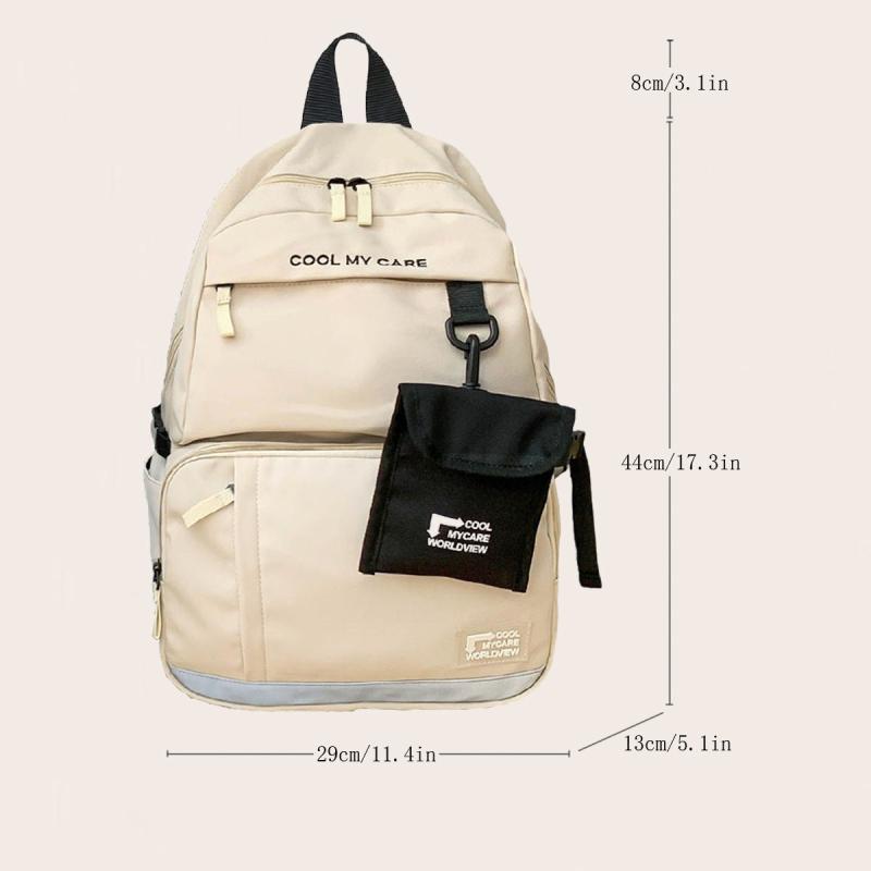 Fashionable Casual Travel Backpack Small Bag Decoration