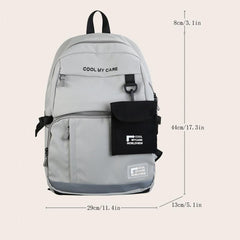 Fashionable Casual Travel Backpack Small Bag Decoration