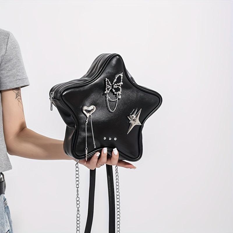 Small Star Shape Backpack with Charms