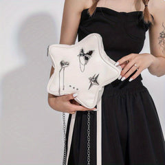 Small Star Shape Backpack with Charms
