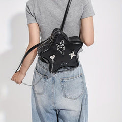 Small Star Shape Backpack with Charms