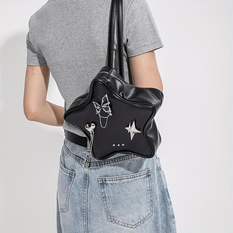 Small Star Shape Backpack with Charms