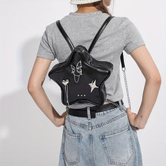 Small Star Shape Backpack with Charms