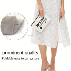 Teacher Appreciation Linen Storage Bag Toiletry Bag for Women