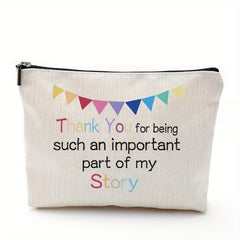 Teacher Appreciation Linen Storage Bag Toiletry Bag for Women
