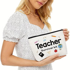 Teacher Appreciation Linen Storage Bag Toiletry Bag for Women