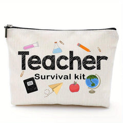 Teacher Appreciation Linen Storage Bag Toiletry Bag for Women