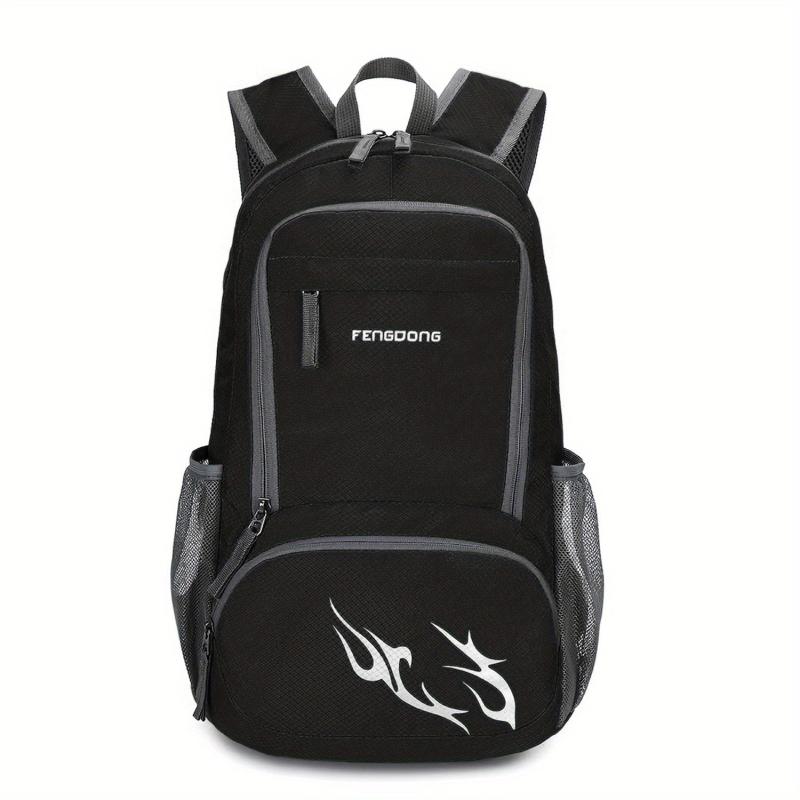 Foldable Backpack Travel Bag With Wet Dry Storage Large Capacity Rucksack