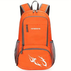 Foldable Backpack Travel Bag With Wet Dry Storage Large Capacity Rucksack