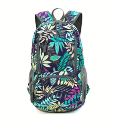 Foldable Backpack Travel Bag With Wet Dry Storage Large Capacity Rucksack