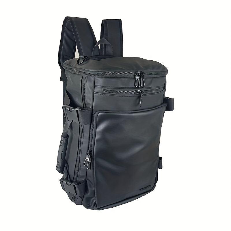 Waterproof Leather Travel Laptop Backpack Bag Laptop Briefcase Messenger Bag