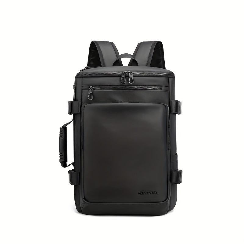 Waterproof Leather Travel Laptop Backpack Bag Laptop Briefcase Messenger Bag