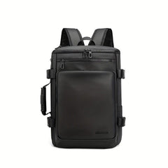 Waterproof Leather Travel Laptop Backpack Bag Laptop Briefcase Messenger Bag