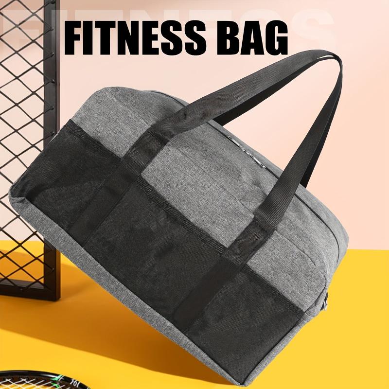 Large Capacity Grey Duffel Causal Holdall Luggage Bag for Traveling